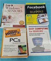 4 computer related books - Facebook all-in-one