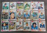 18 CARD LOT 1973 TOPPS FOOTBALL