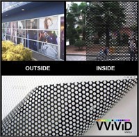 VVIVID ONE WAY PERFORATED PRIVACY WINDOW FILM