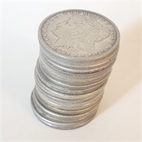 Twenty Morgan Silver Dollars Mixed dates & mints