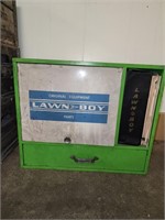 Vintage Lawn Boy OEM Parts Cabinet