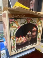 vintage sunbeam ice cream freezer
