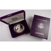 1986 1 st Year Proof Silver Eagle 1 oz.  in OMB
