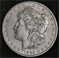 1892 s Semi Key Date Morgan Dollar XF Plus