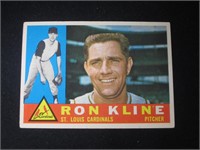 1960 TOPPS #197 RON KLINE CARDINALS