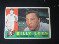 1960 TOPPS #181 BILLY LOES GIANTS VINTAGE