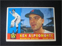 1960 TOPPS #114 KEN ASPROMONTE SENATORS