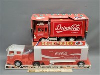 Coca Cola Toy Trucks from Japan & Mexico