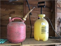 Fuel Can (2 Gal) & Hand Sprayer