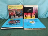 Misc records including Ray Charles, Hee Haw and