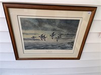 GREAT SIGNED/NUMBERED 1/500 DUCKS UNLIMITED PRINT