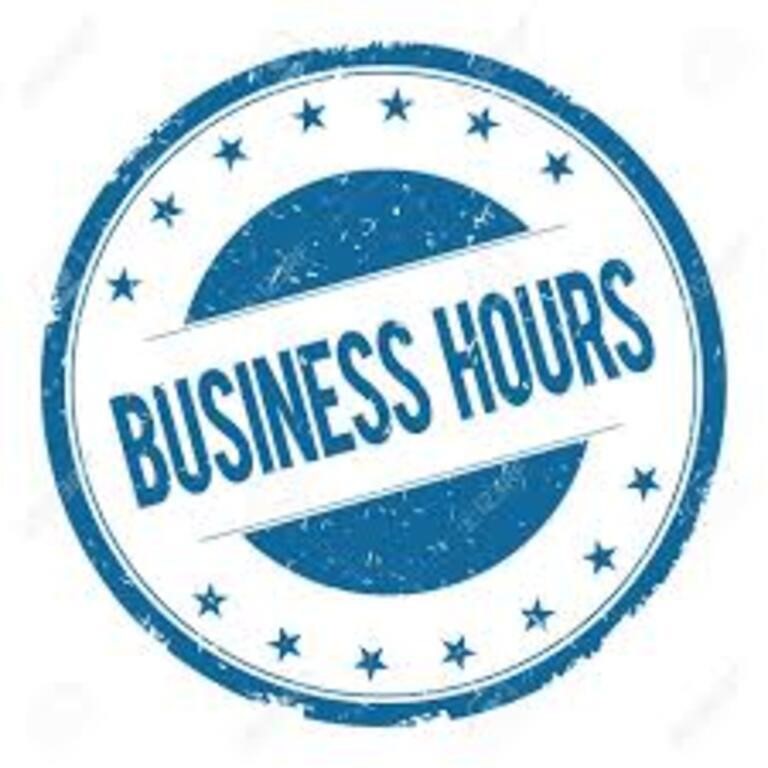 PHONE HOURS 9-5pm-NO WEEKENDS-Bidding Terms,etc