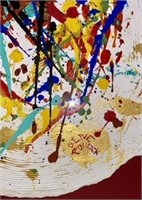 ORIGINAL Splatter Art - signed Gene Pollock 24x24