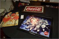 Coca- Cola Framed prints and Stained Glass