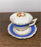 Vintage Small Tea Cup and Saucer , Japan
