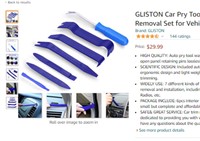 GLISTON Car Pry Tool Kit Auto Trim Removal Tool