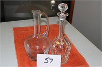 Glass Decanter & pitcher