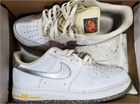 Nike Air Force 1 Crater, Grind White, SZ 10.5 USED