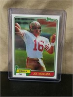 REPRINT Joe Montana Rookie Football Card