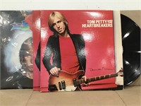 3 Vintage Tom Petty 12" Vinyl Albums