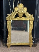 Gilt Louis XVI Small French Wall Mirror