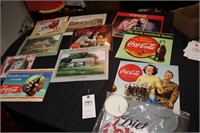 Coca- Cola Calendars thru the Years