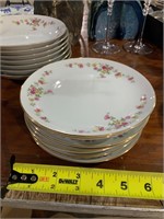 Norleans small bread plates Rose Bower