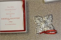 Reed and Barton Sterling Silver Christmas Ornament