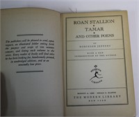 1935 1st Edition Roan Stallion Poems Book