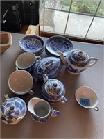 Assorted Blue and White Dishes