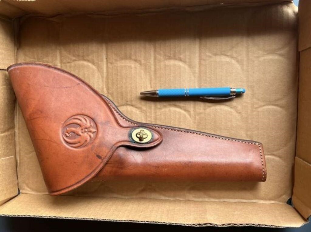 RUGER LEATHER HOLSTER HANDMADE BY