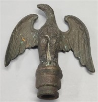 Cast Brass Eagle Flag Pole Topper