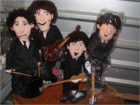 Unused Beatles figurines