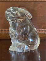 Baccarat Art Glass Rabbit