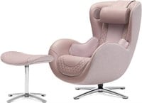 Nouhaus Massage Chair  Ottoman  Pink Leather