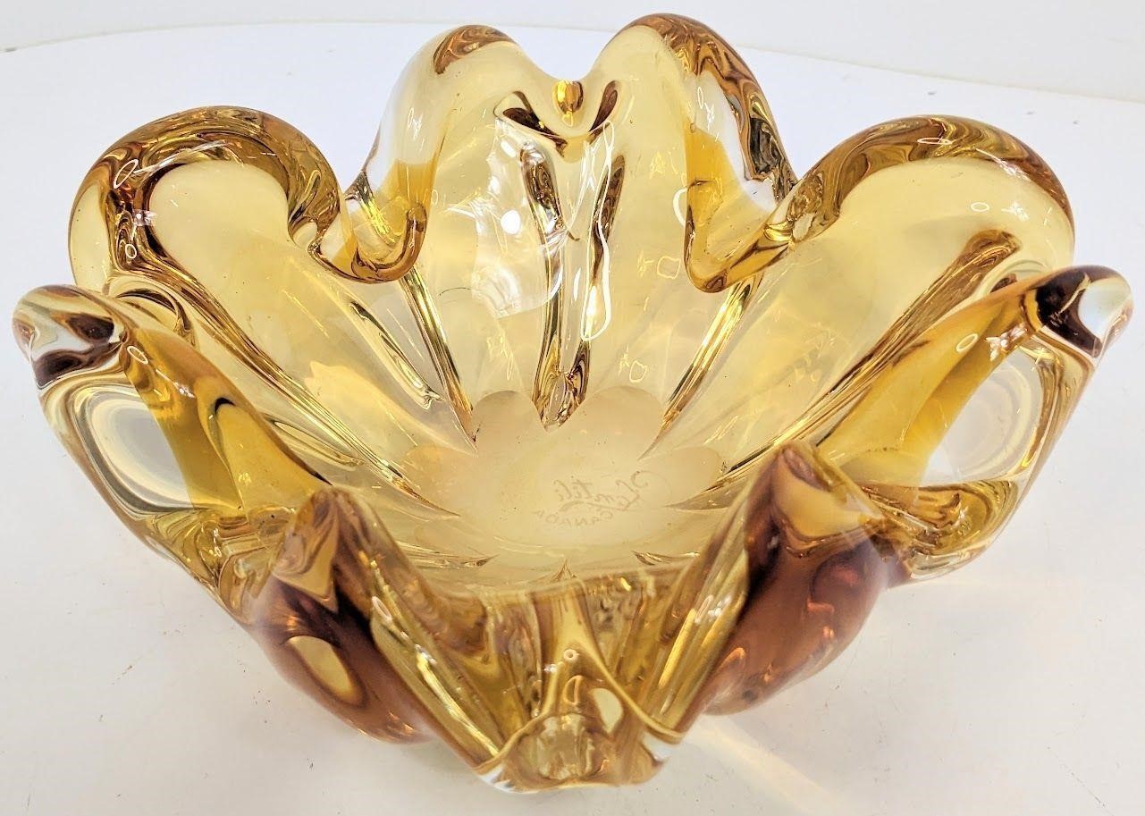 Chantili Canada Yellow Glass Bowl