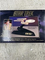 1993 USS enterprise lighted figurine