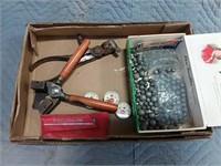 assortment of lead and molds