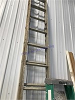 24 ft. aluminum extension ladder