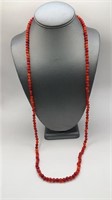 Red Beaded Necklace