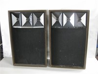 Pair 15"x 8"x 24" Electrophonic Speakers Untested
