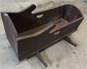 Wooden Homemade Cradle -NO SHIPPING