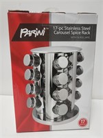 NIP Parini Stainless Steel Carousel Spice Rack