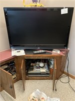 JVC 42 inch  Flat Screen TV + vcr and cassettes