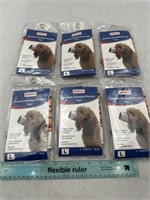 NEW Lot of 6- Petco L Animal Themed Muzzle