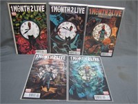 5 Issues 1-5 Marvel's 1 Month 2 Live Comics