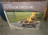 Caldera outdoor firebowl   w/ copper basin - New