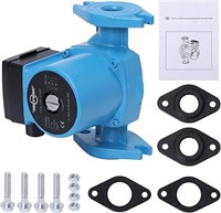 3-Speed 1 Inch Hot Water Recirculating Pump 1/8HP