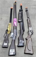 (ZZ) Four Toy Rifles (Damaged) Bidding 4x The