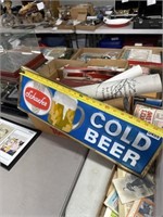 Vintage Schaefer beer  sign plastic
